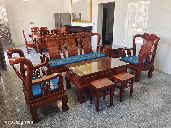 紅櫻木錦繡沙發